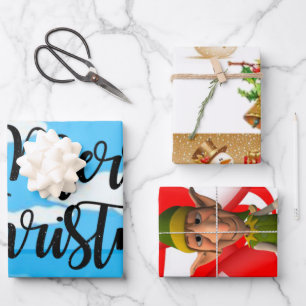 Joyeux elfe de Noël, feuilles de bonhomme de neige