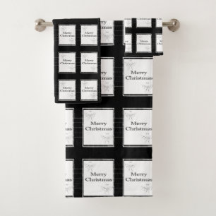 Joyeux ensemble de serviettes de bain de Noël, noi