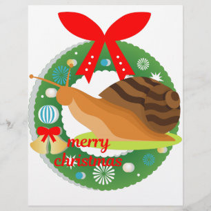 joyeux escargot de noël