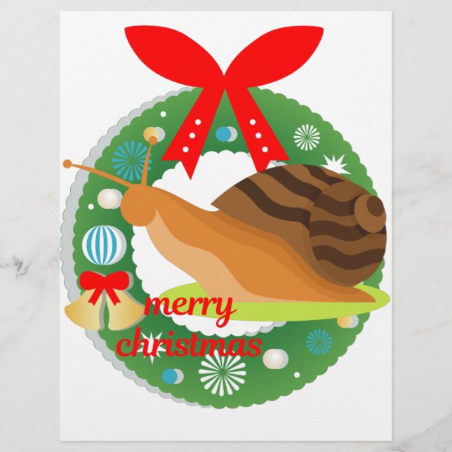 joyeux escargot de noël (Devant)