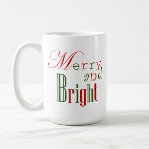 Joyeux et brillant café de Noël Mug