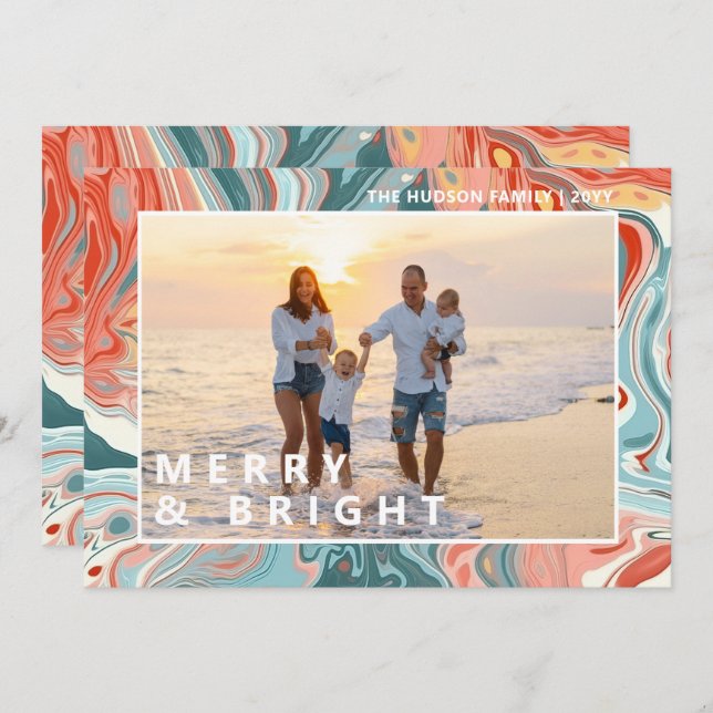 Joyeux et brillant Moderne en marbre liquide Vacan (Devant / Derrière)