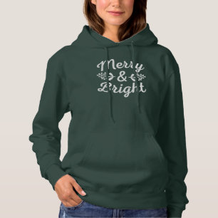 Joyeux et brillant Sweat - shirt à capuche de Noël