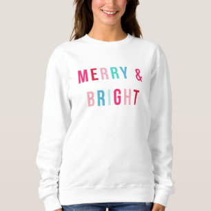 Joyeux et brillant Sweatshirt de Noël