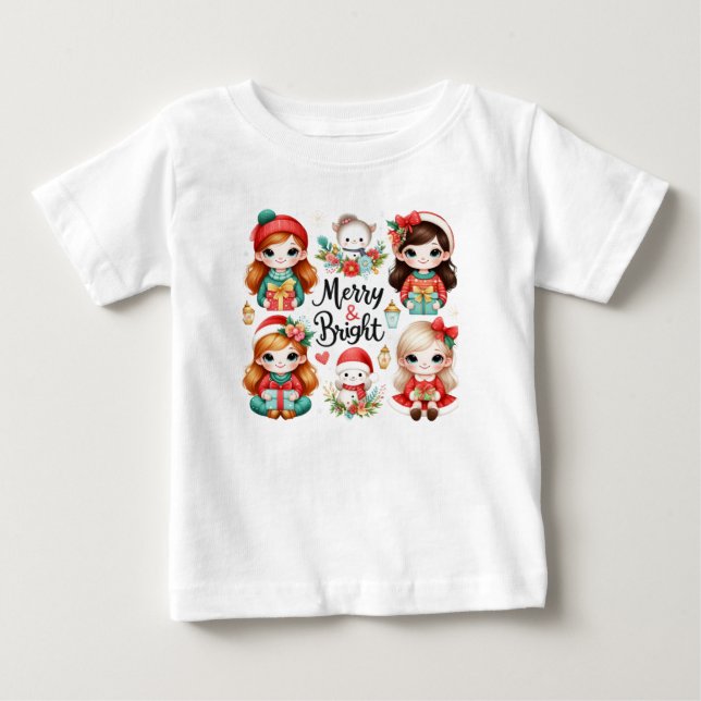 Joyeux et brillants T-shirts enfants (Devant)