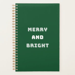 Joyeux et lumineux, Art de Noël vert, Vacances
