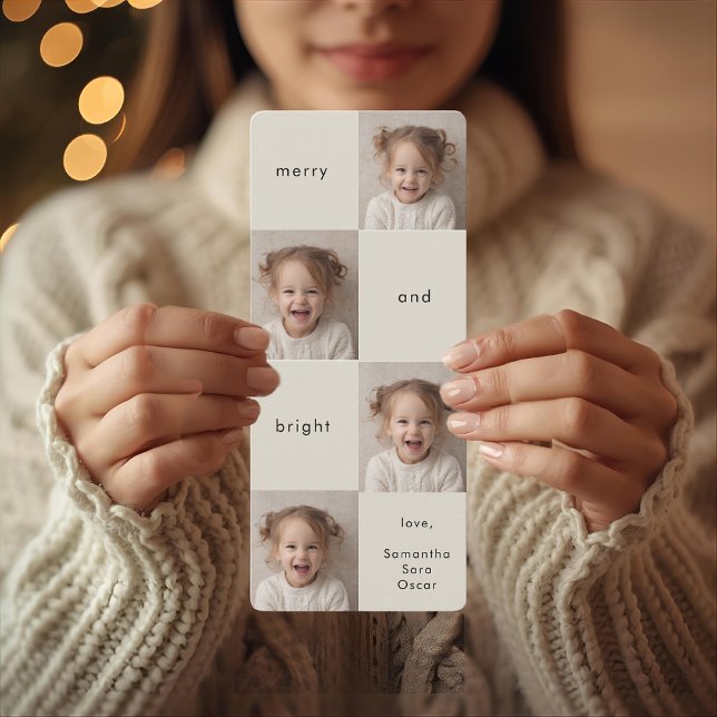 Joyeux et Lumineux Collage Photo Noël (Créateur téléchargé)