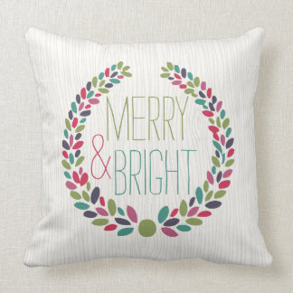 Joyeux et lumineux coussin moderne de vacances de
