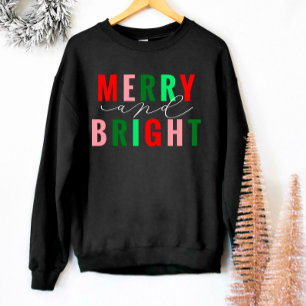 Joyeux et lumineux Sweatshirt de Noël