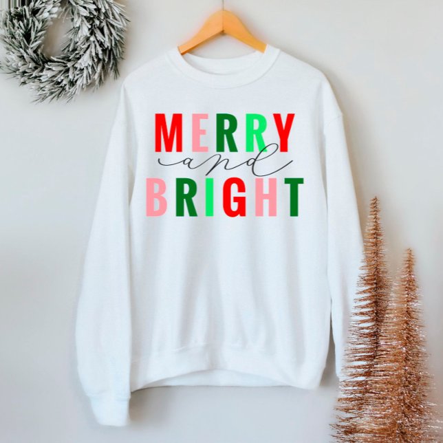 Joyeux et lumineux Sweatshirt de Noël (Créateur téléchargé)