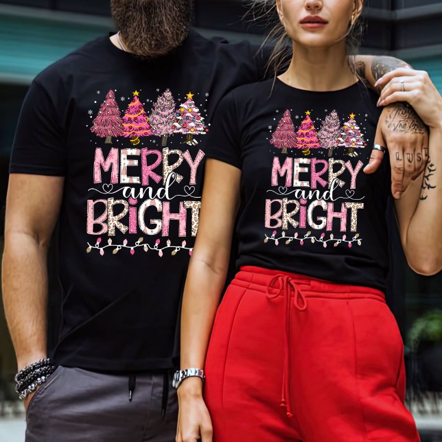 Joyeux Et Lumineux, T-shirt de Noël (Créateur téléchargé)