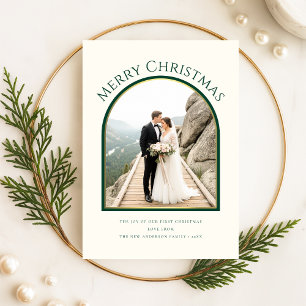 Joyeux et Mariés Carte de Noël avec Arche pour Pho