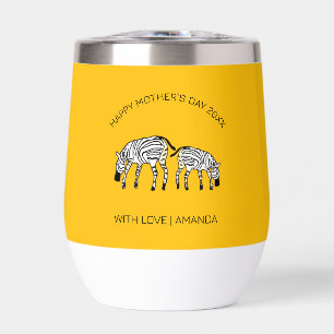 Joyeux et mignon Kenyan Zebras Mummy Tobler