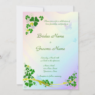 Joyeux Faire-part de mariage Shamrock