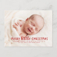 Joyeux Faire-part de naissance de Noël