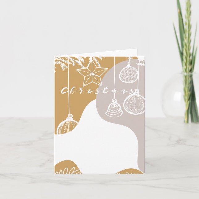 Joyeux Faire-part de Noël (Devant)