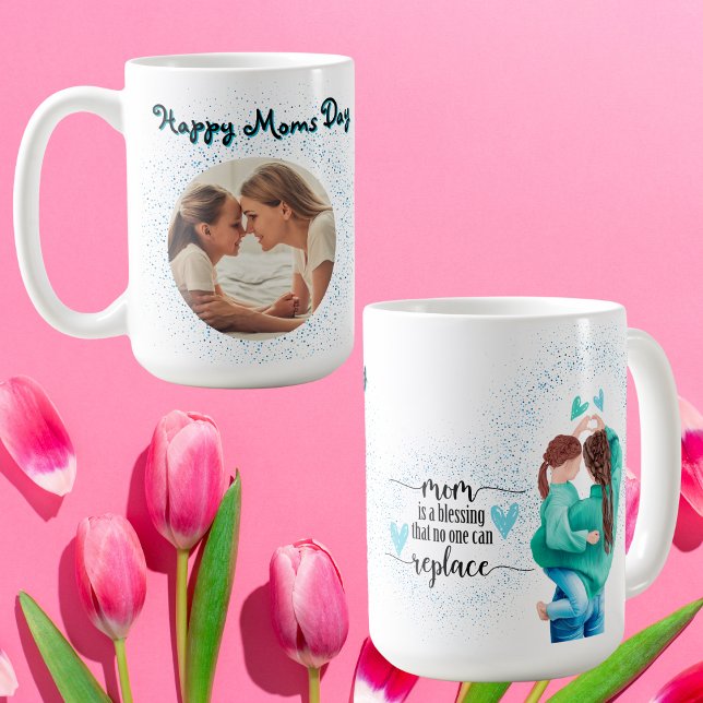 Joyeux Fête des mères Photo Mug Fête des mères Cad (Créateur téléchargé)