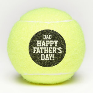 Joyeux Fête des pères de balles de tennis cadeau