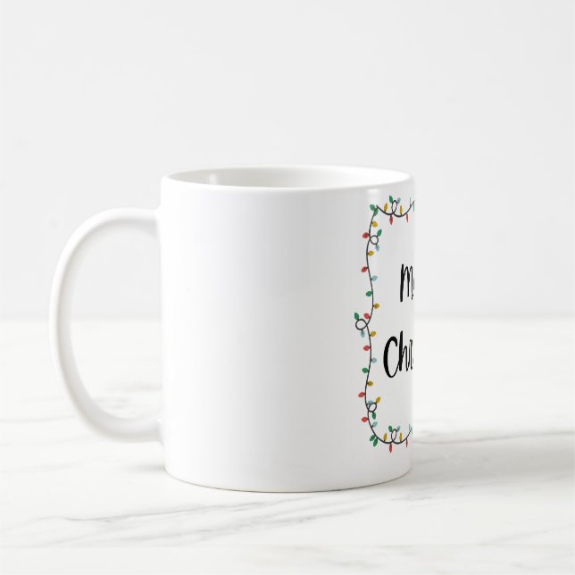 Joyeux feu de Noël Mug (Gauche)