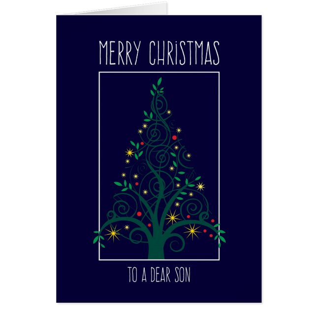 Joyeux Fils de Noël, Fils d'arbre colorés (Devant)