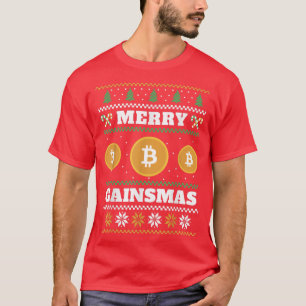 Joyeux Gainsmas Bitcoin Vilain Sweat de Noël