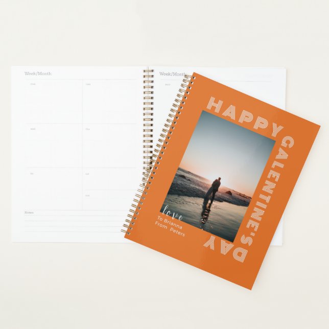 Joyeux Galentine's Day Photo Collage Couple (Devant avec enveloppe)