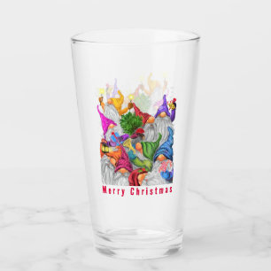 Joyeux Gnomes verre de Noël