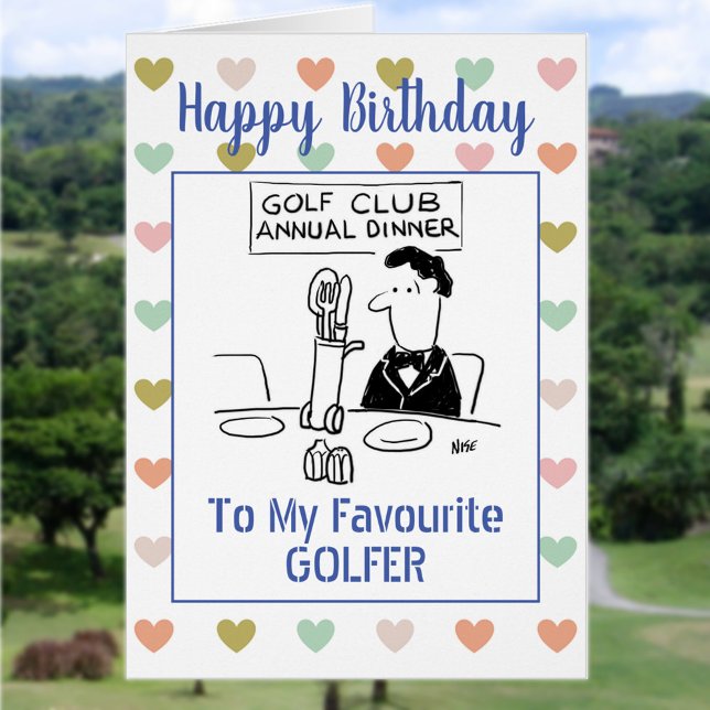 Joyeux golfeur d'anniversaire (Créateur téléchargé)