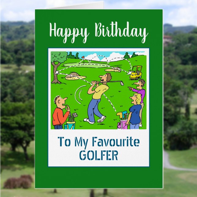 Joyeux golfeur d'anniversaire (Créateur téléchargé)