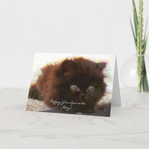 Joyeux Grand-parents Day Carte de voeux perse noir