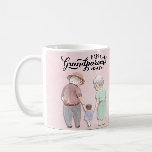 Joyeux grand-parents jour Mug (Gauche)
