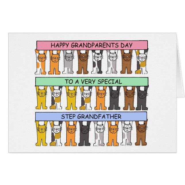 Joyeux Grand-père de la fête des grands-parents. (Devant horizontal)