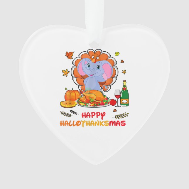 Joyeux Hallo Elephant Boire Vin Merci Cadeau (devant)