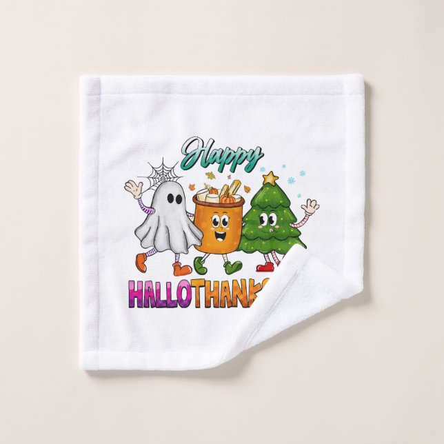 Joyeux Hallothankmas (Gant de toilette)