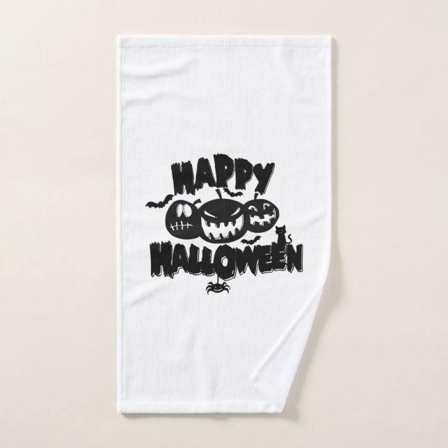 Joyeux Halloween (Serviette à main)