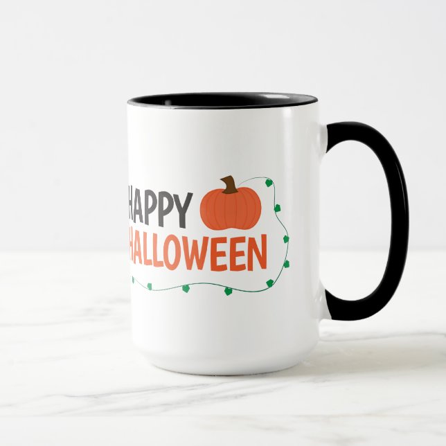 Joyeux Halloween (15 oz) Mug (Droite)
