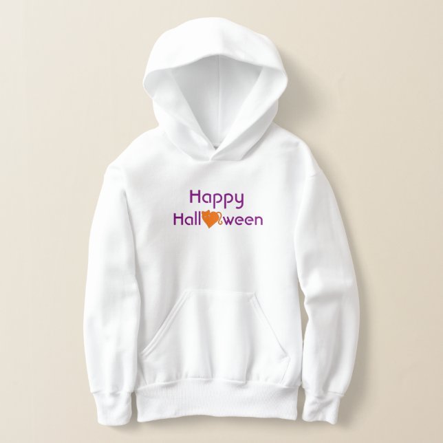 Joyeux Halloween avec Orange Chat Heart (Poser)