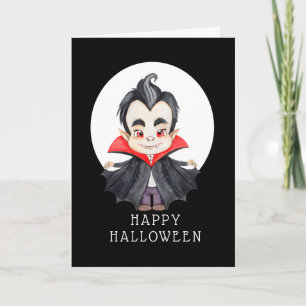 Joyeux Halloween - Carte de Vampire