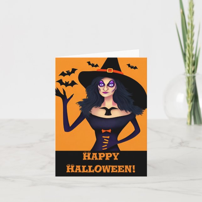 Joyeux Halloween ! Carte de vœux (Devant)