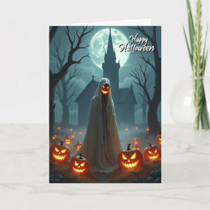 Joyeux Halloween Carte Fantomatique