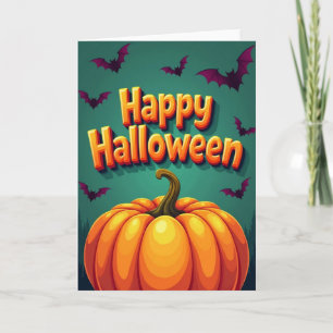 Joyeux Halloween Carte Vibrante