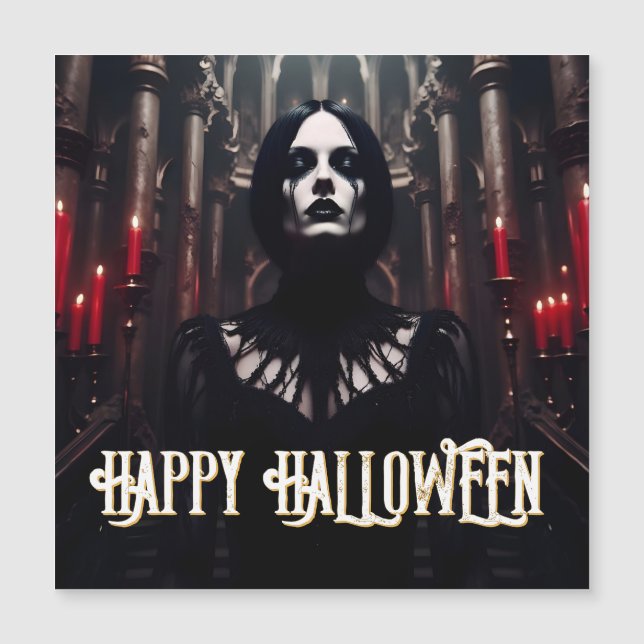 Joyeux Halloween – Célébration gothique sombre (Devant)