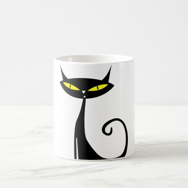Joyeux Halloween Chat Noir Mug (Centre)