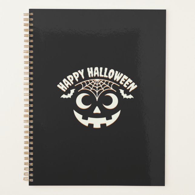 Joyeux Halloween Citrouille Visage Design_1 (Devant)