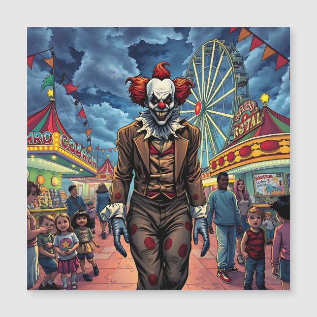 Joyeux Halloween | Clown éffrayant (Devant)