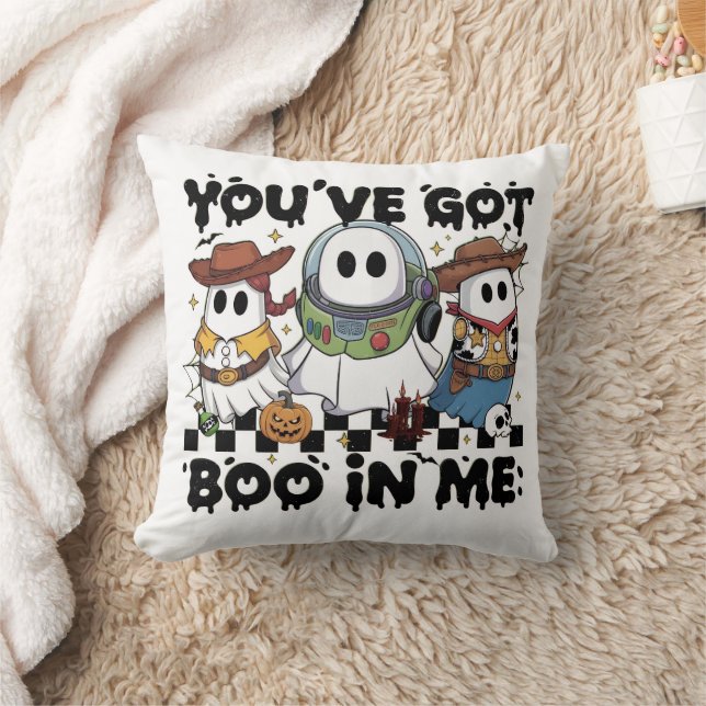 Joyeux Halloween - Coussin de lancer de squelette  (Couverture)