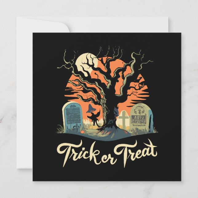 Joyeux Halloween de votre cimetière drôle ! (Dos)