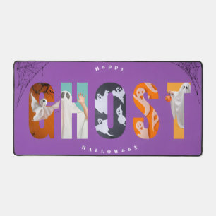Joyeux Halloween Fantôme Effrayant Mignon Violet J