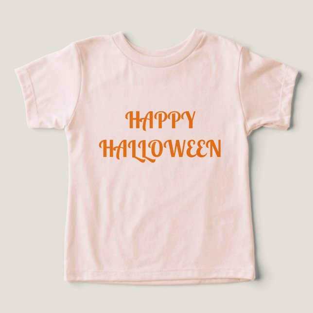 Joyeux Halloween femmes orange noir (Design Recto)