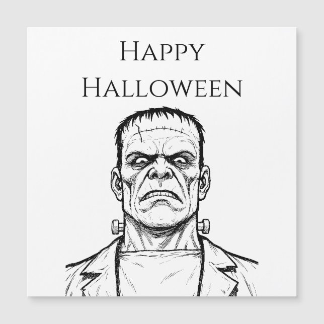 Joyeux Halloween Frankenstein  (Devant)